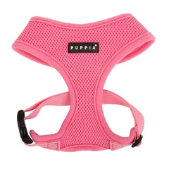 Puppia harnais avant montrant forme et fermeture, confort immédiat