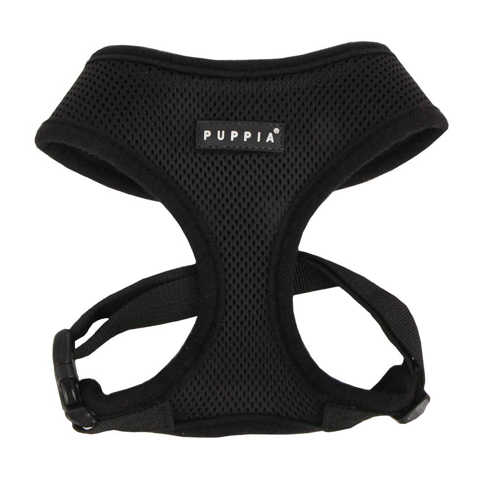 Puppia harnais vue de face montrant la coupe et maintien confortable
