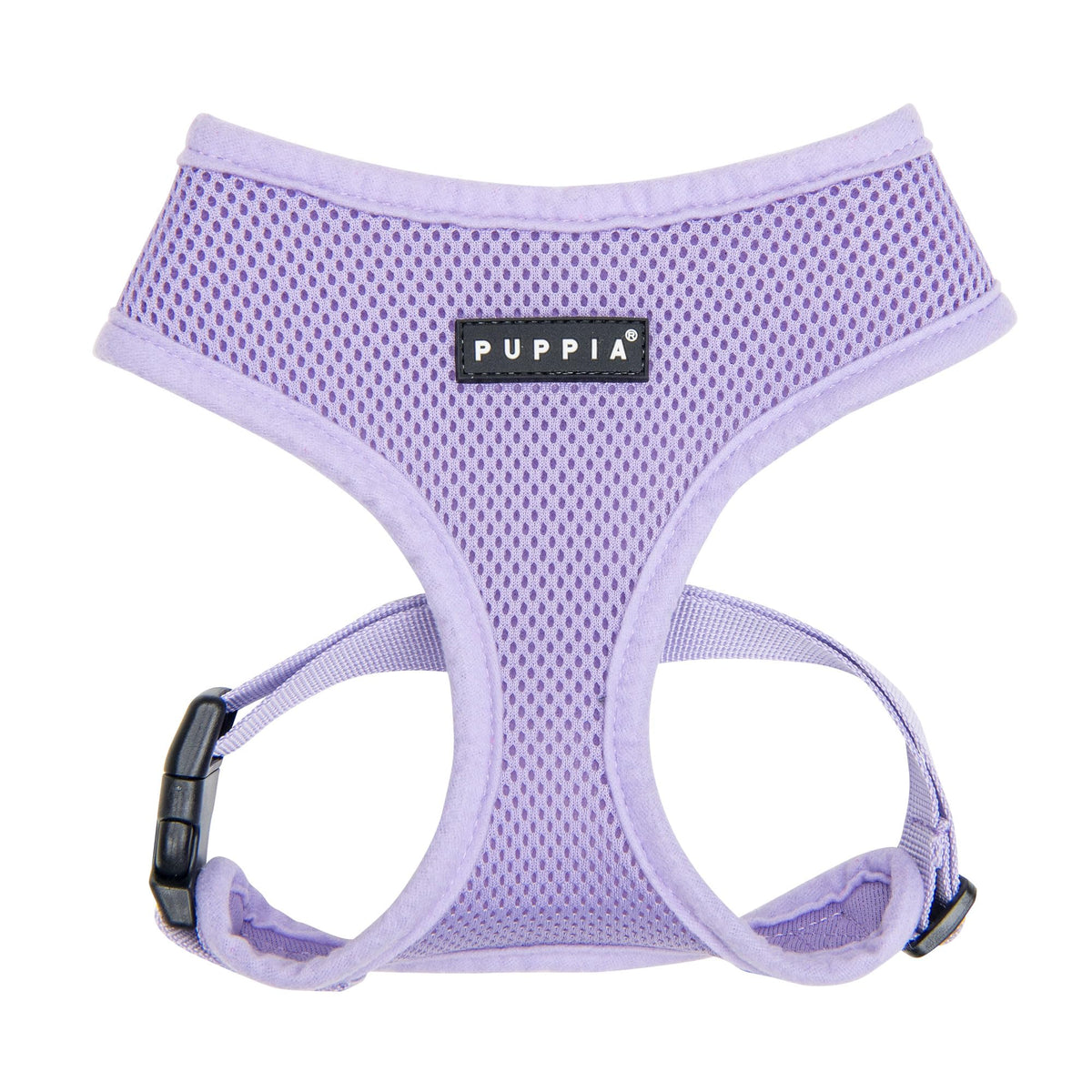 Puppia harnais violet face avant confort et maintien