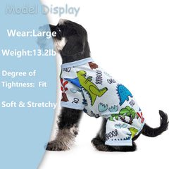 Puppishy petit chien portant le pyjama facile à enfiler