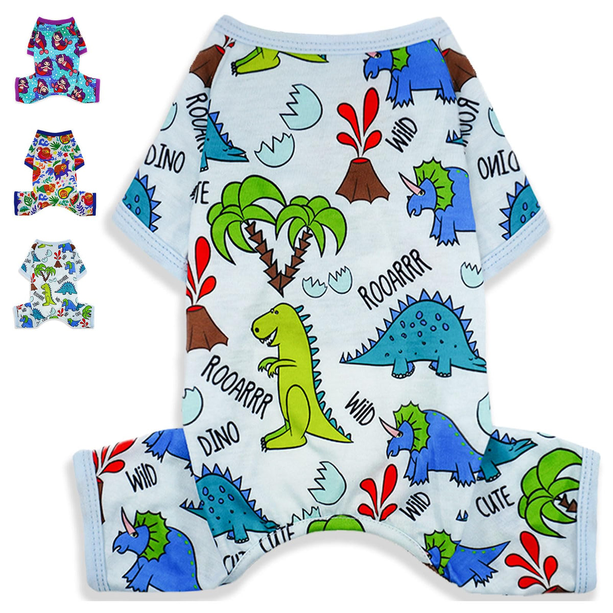 Puppishy pyjama devant du produit montrant coupe confortable