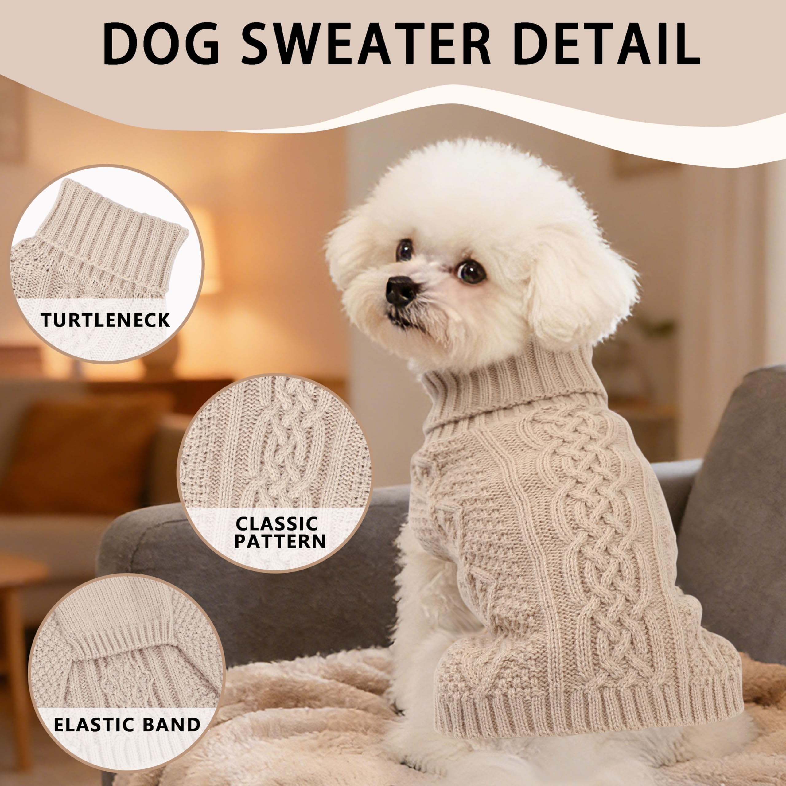 Puppishy texture tricot douce et extensible pour confort