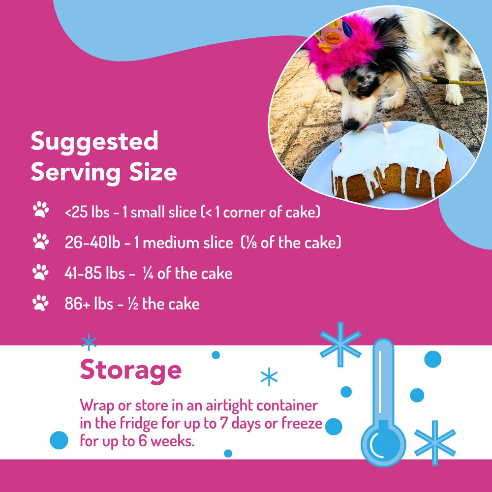 Puppy Cake instructions lisibles pour préparation rapide