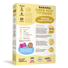 Puppy Cake gâteau cuit posé sur un plat, bénéfice : texture adaptée aux chiens