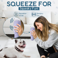PUPROAR Pup Cup détail squeaker, stimulation sonore ludique