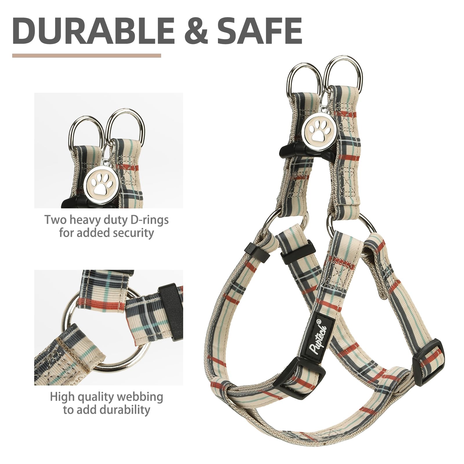 PUPTECK gros plan sangle en nylon durable pour robustesse