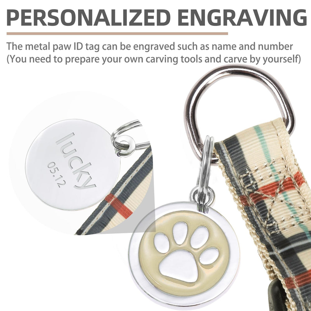 PUPTECK médaillon métallique personnalisable pour identification