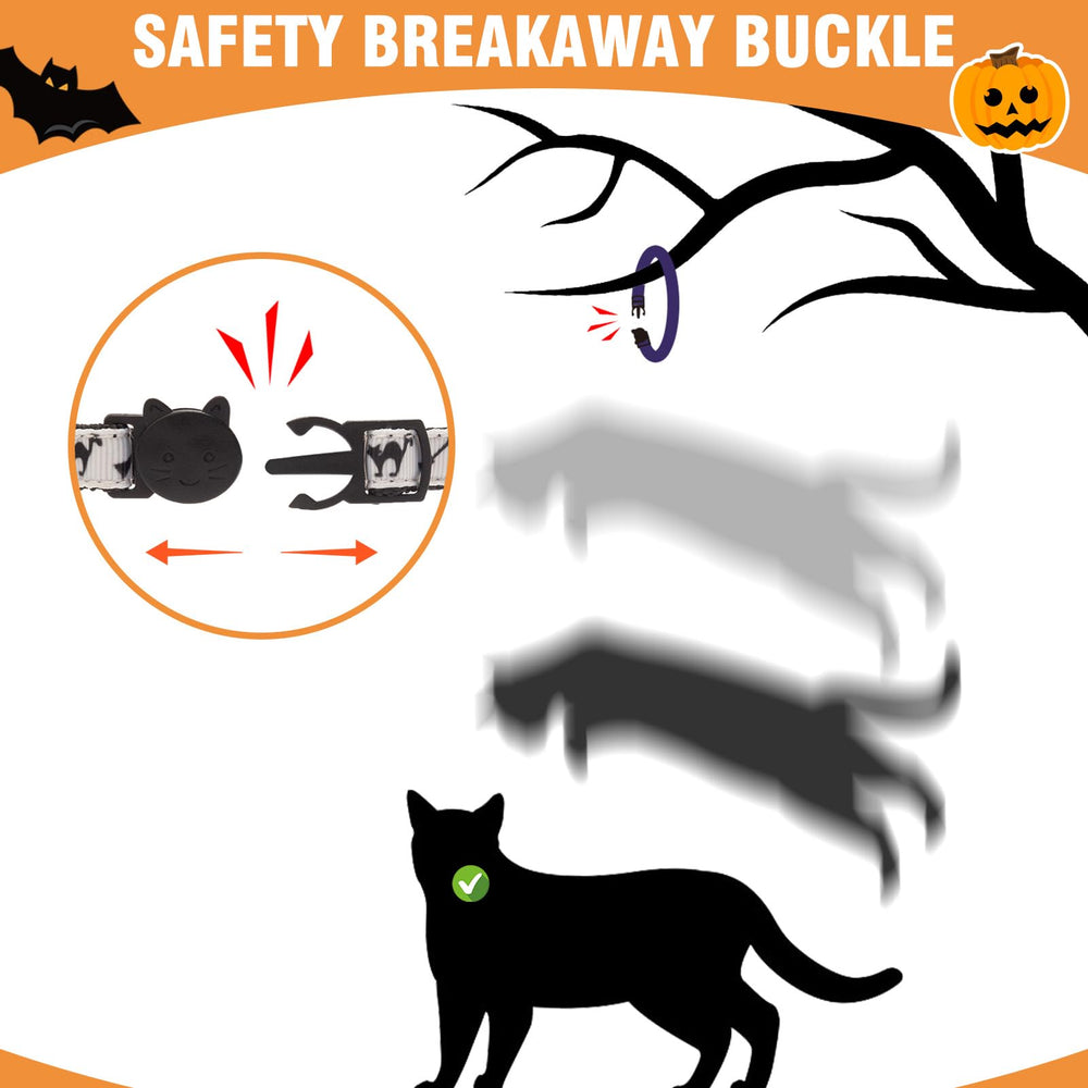 PUPTECK collier en ambiance Halloween pour photos festives sûres