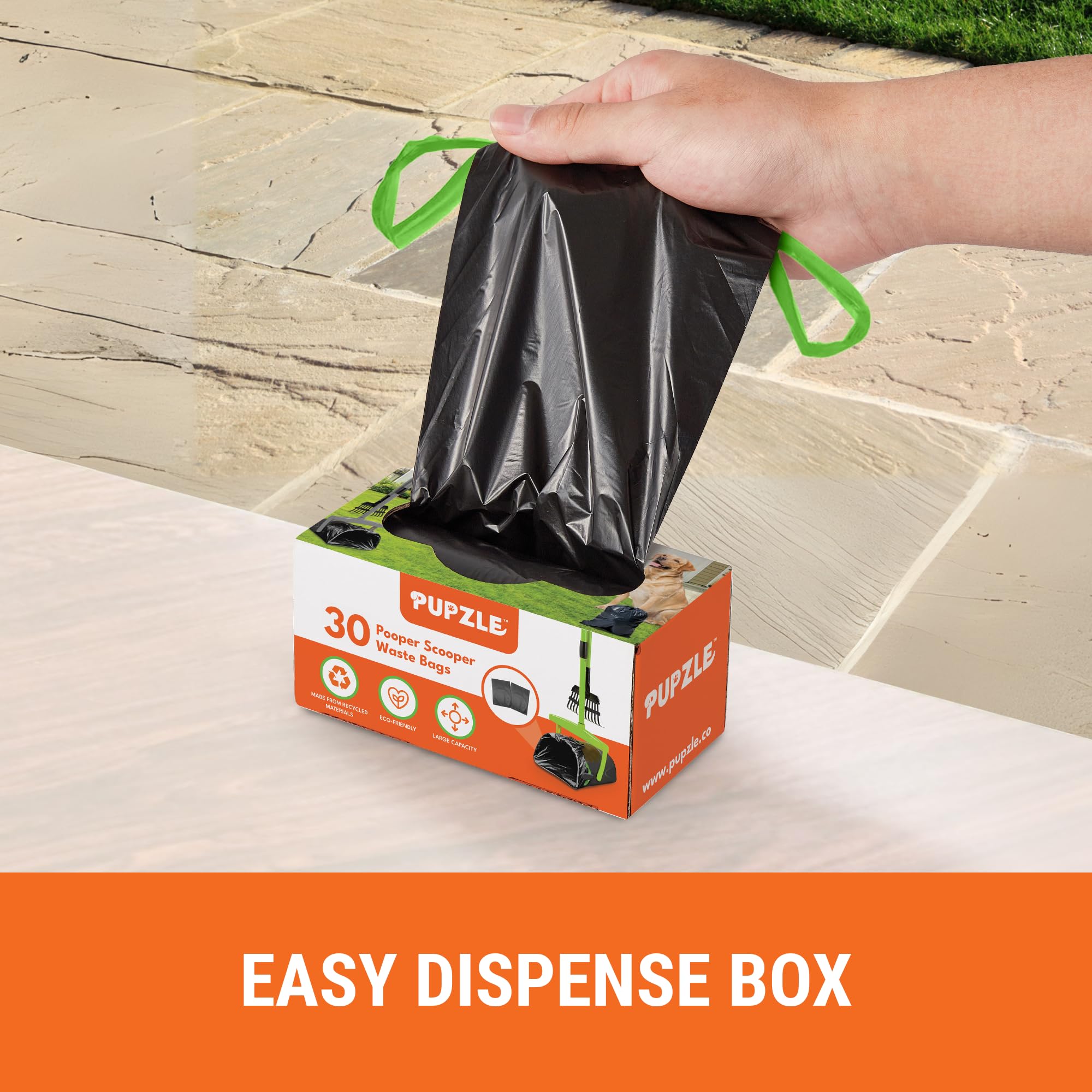 Pupzle rangement mural montré suspendu, gain de place pratique
