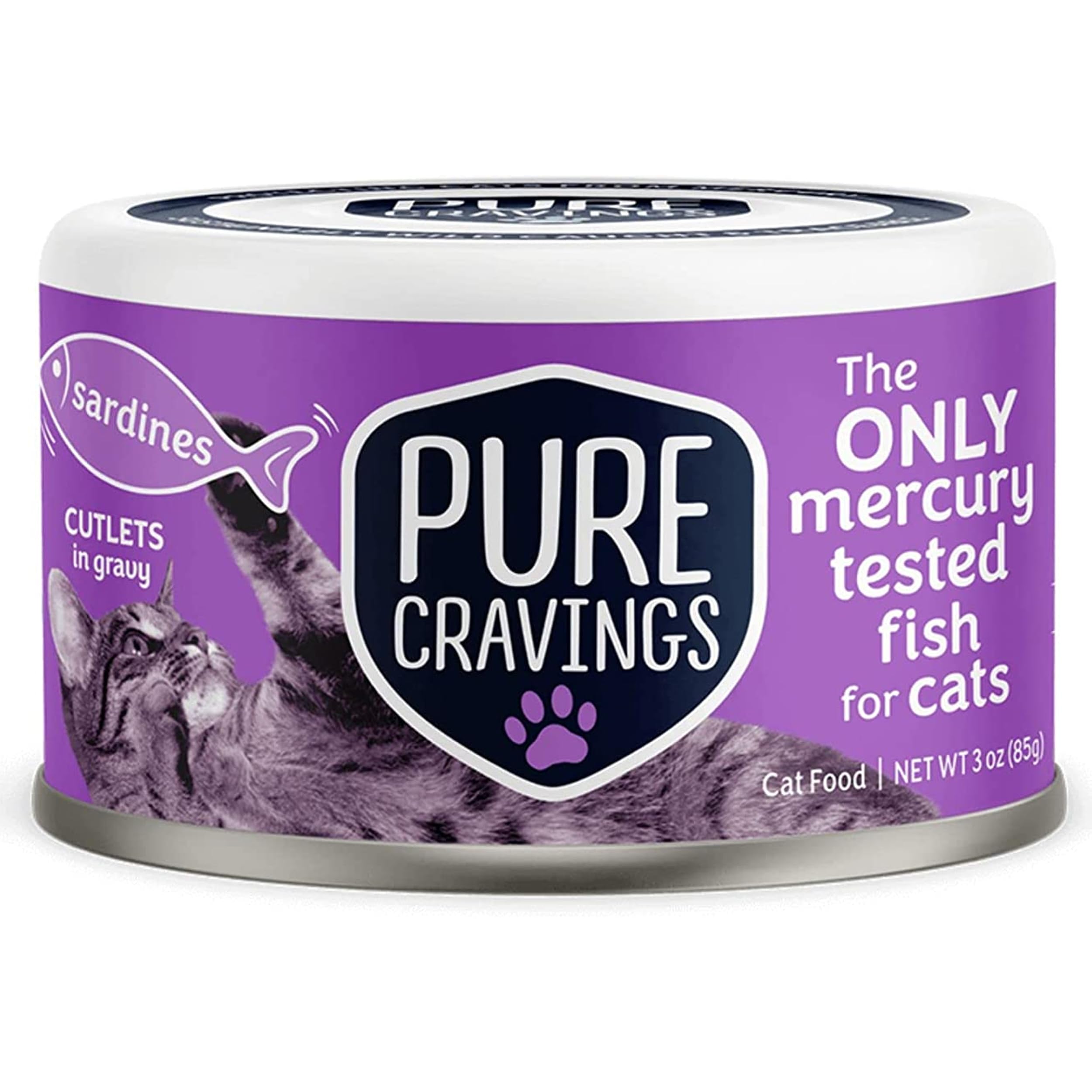 Pure Cravings vue avant de la boîte montrant le design et la taille