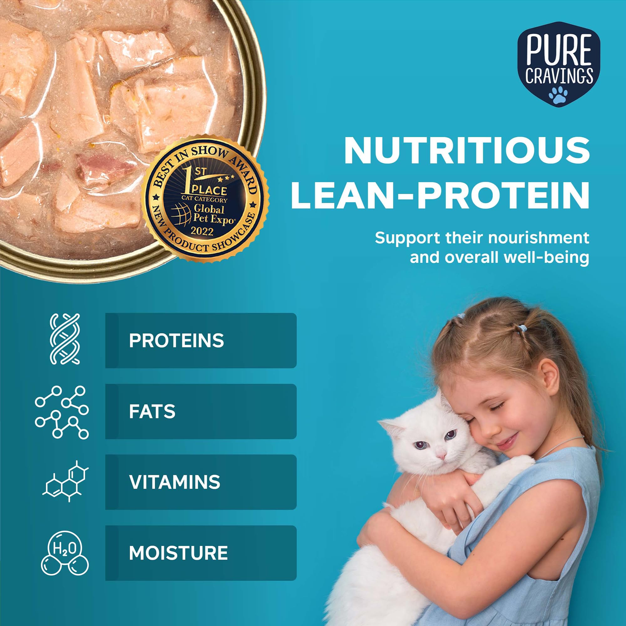 Pure Cravings paquet de 12 boîtes, pratique pour stocker