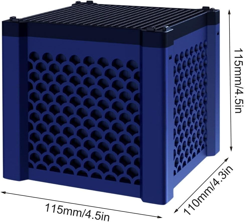 Pure Cube gros plan structure alvéolée offrant grande surface pour filtration