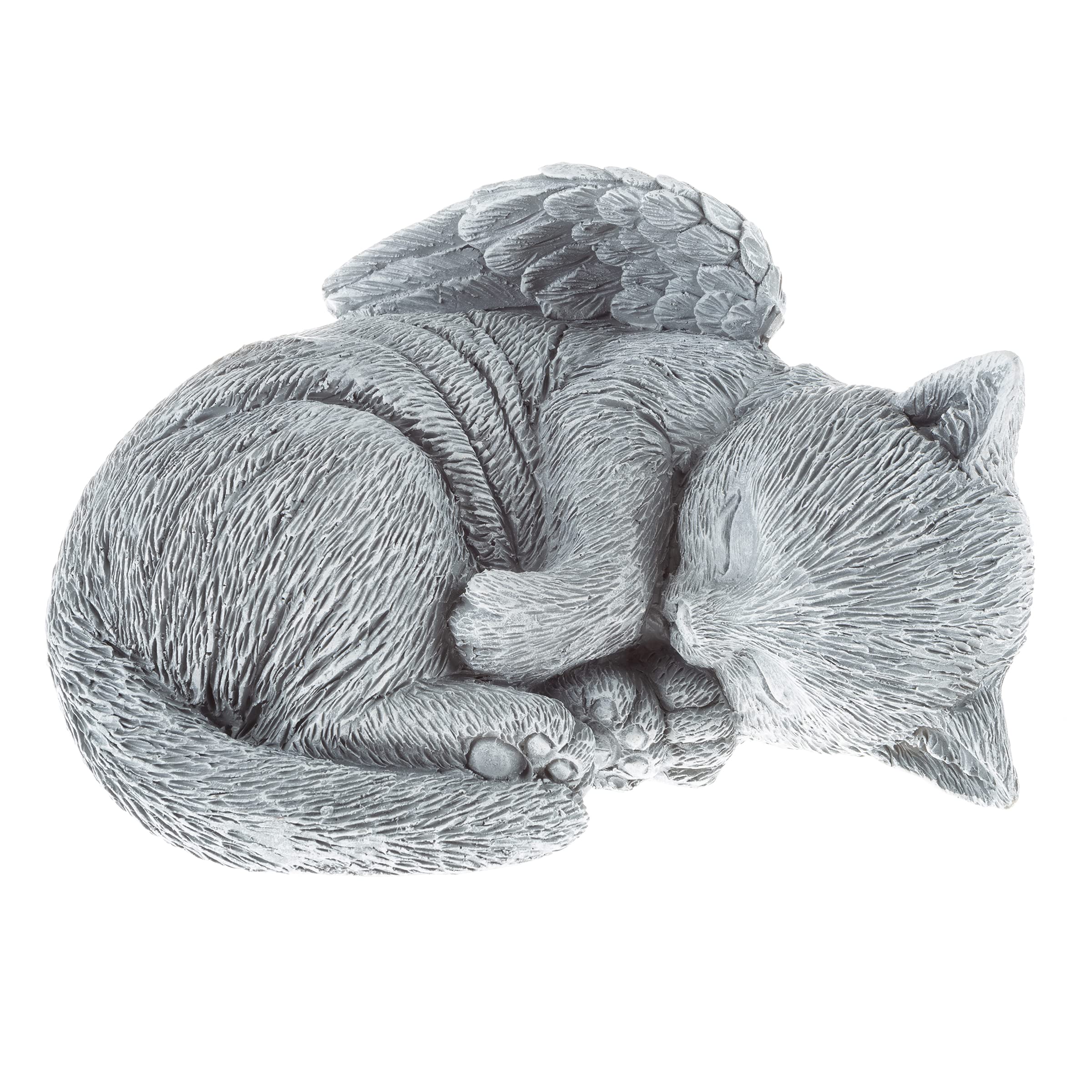 Pure Garden statue ange chat vue de face apportant consolation durable