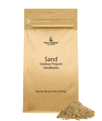 PURE ORIGINAL INGREDIENTS sac vu de face montrant le conditionnement et usage pratique