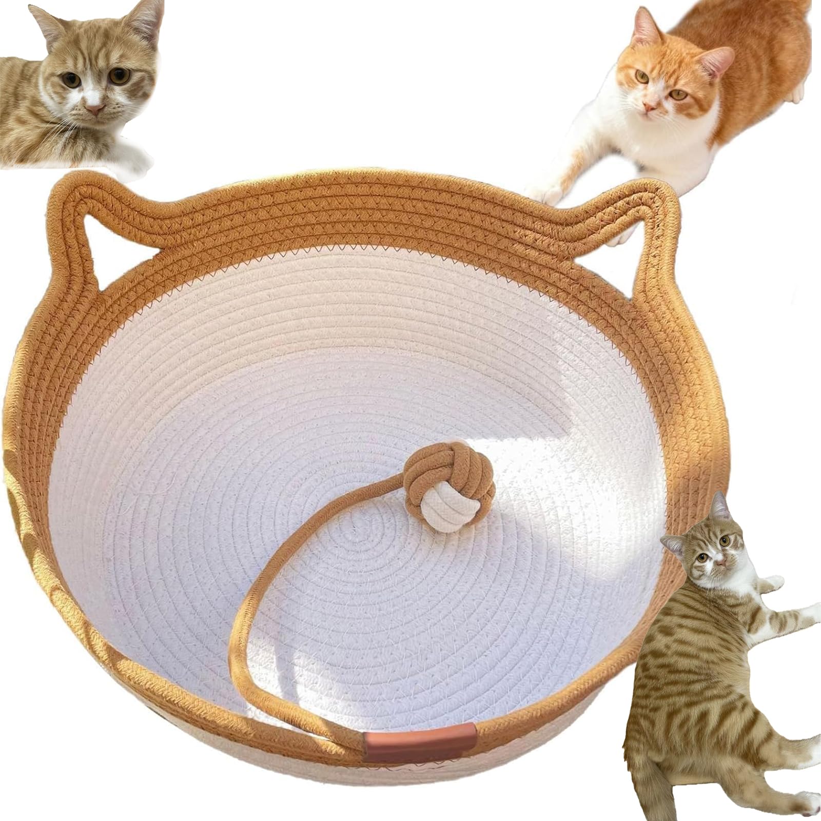 Pureadee vue face du panier rond montrant le confort et le soutien