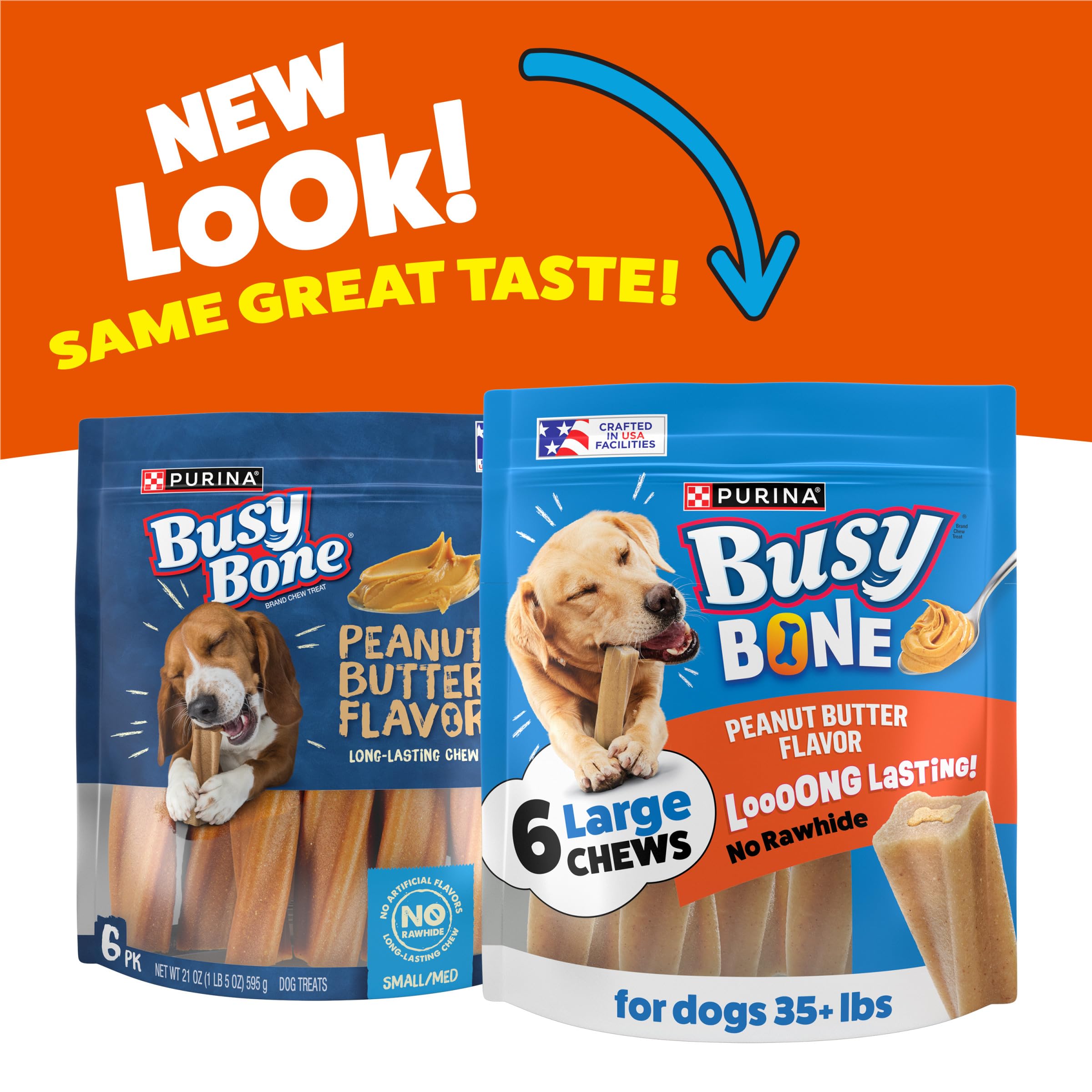 Purina Busy vue de profil d'un os pour apprécier la forme résistante