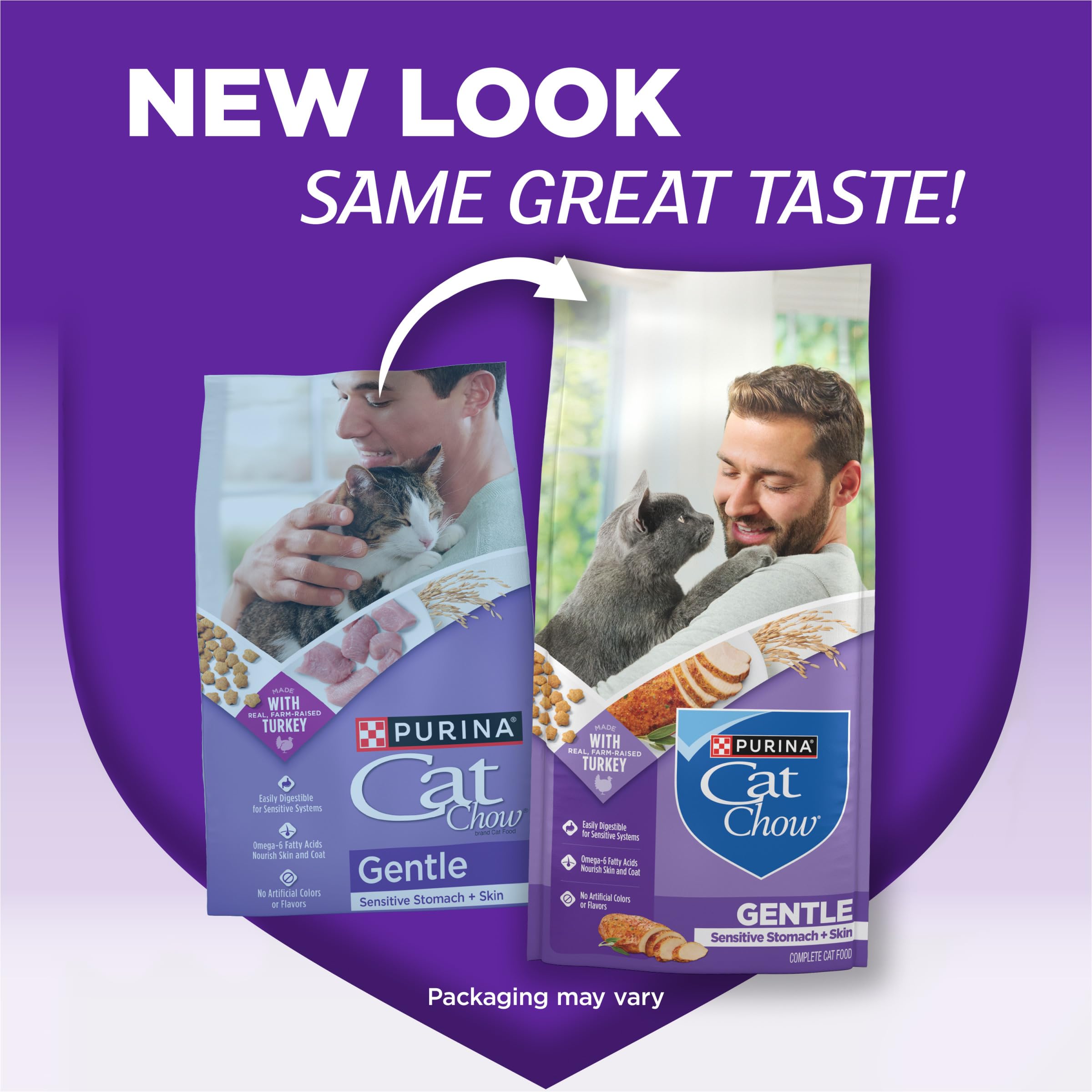 Purina Cat Chow gros plan sur croquettes pour appétence et texture croquante