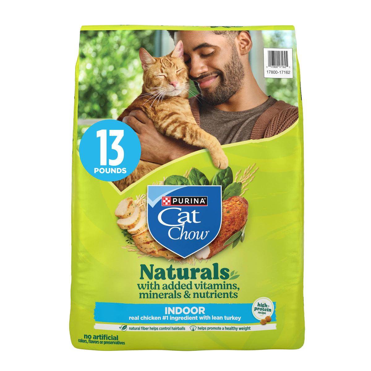 Purina Cat Chow vue avant du paquet, confiance et qualité