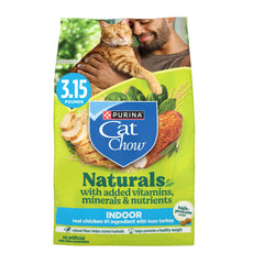 Purina Cat Chow emballage avant montrant bénéfice nutritionnel