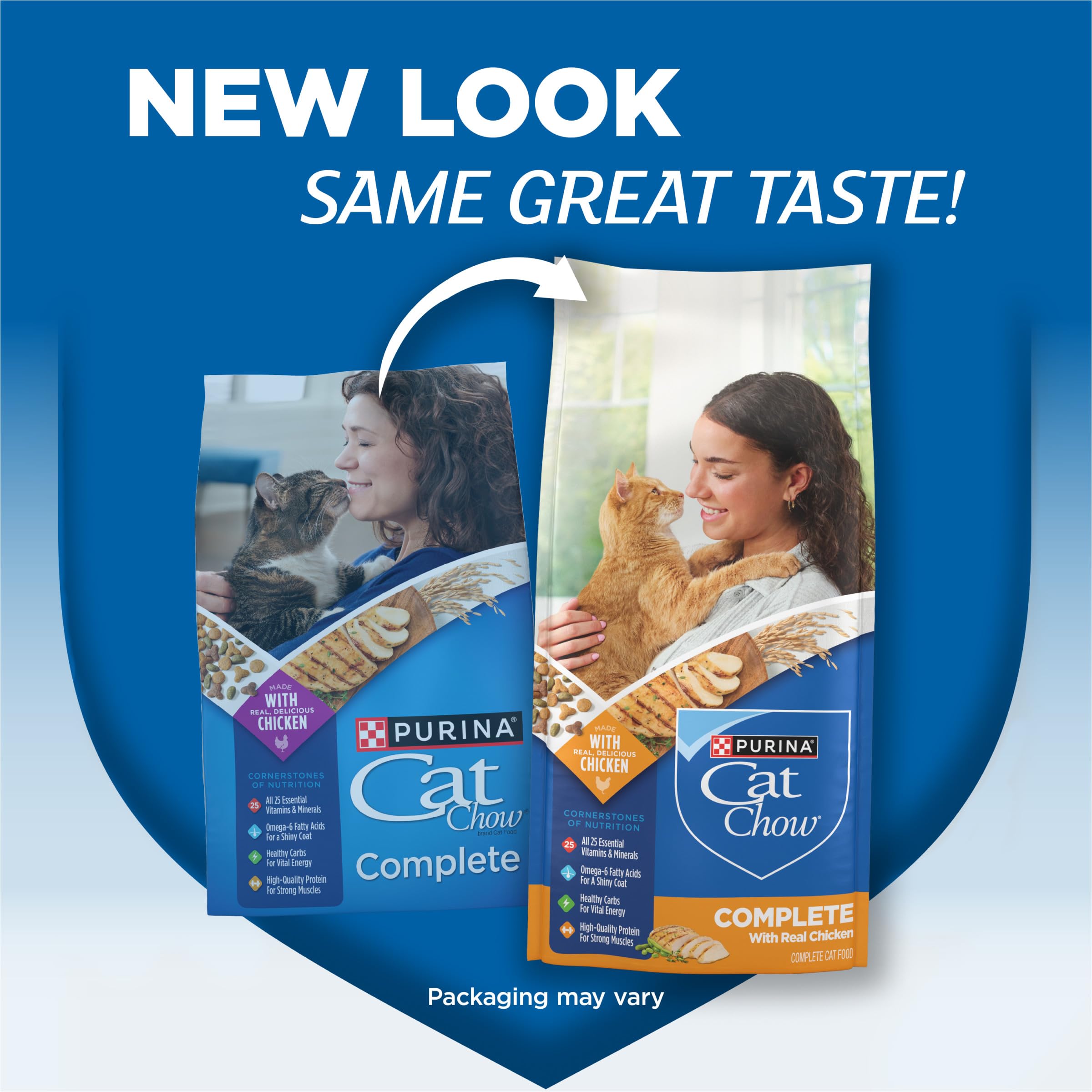 Purina Cat Chow gros plan des croquettes pour appétence et protéines