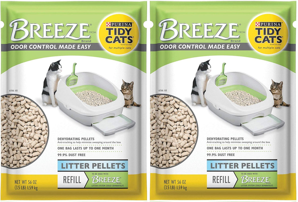 Purina Litter emballage avant montrant granulés zéolite et bénéfice contrôle d'odeur
