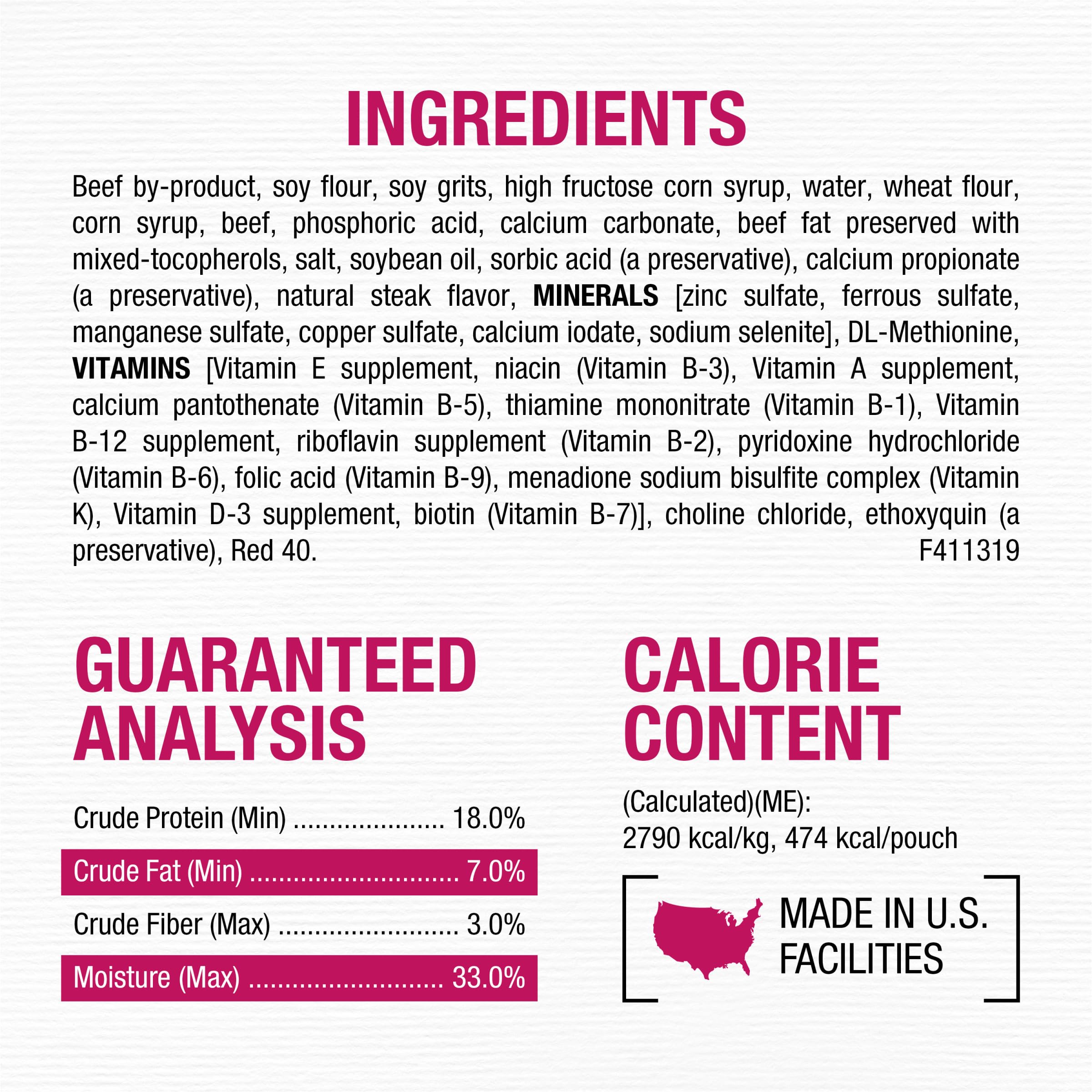 Purina Moist & Meaty versé en garniture sur croquettes pour plus de saveur