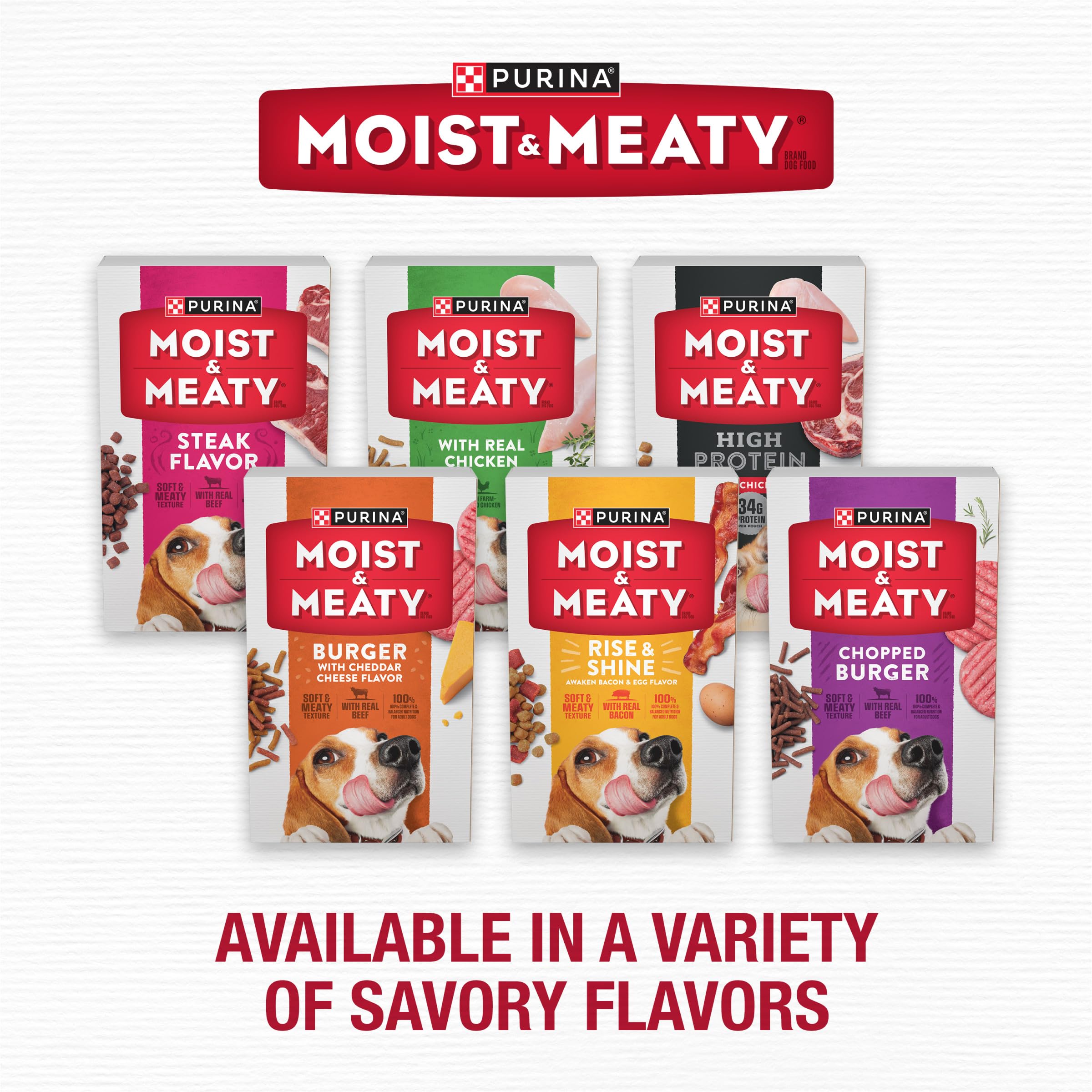 Purina Moist & Meaty sachets dans un sac de voyage pour repas nomades