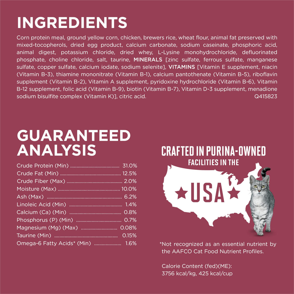 Purina ONE croquettes dans un bol prêtes à servir et attractives
