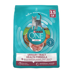Purina ONE emballage avant montrant la formule santé urinaire et bénéfice nutritionnel