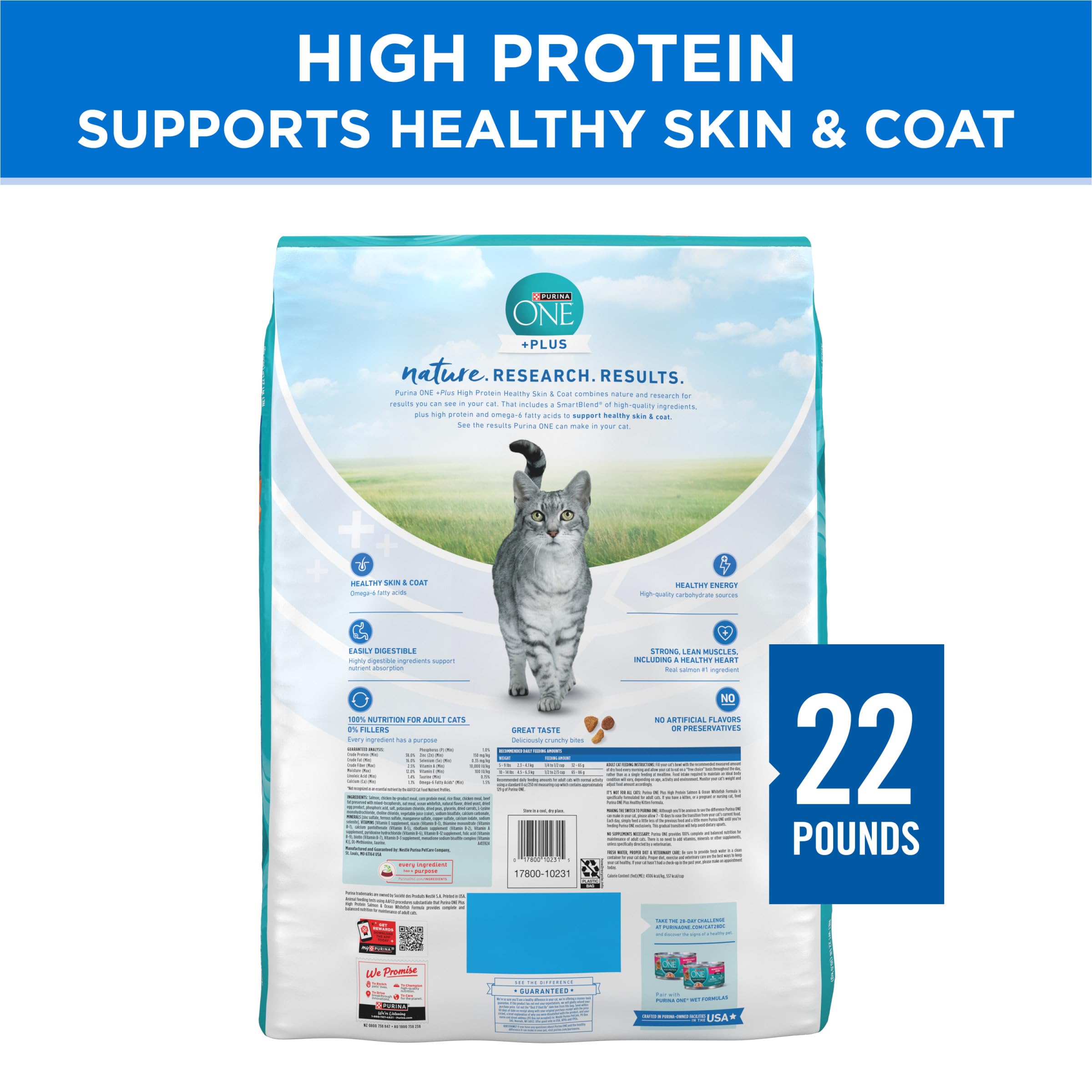 Purina ONE emballage en situation lifestyle pour usage quotidien
