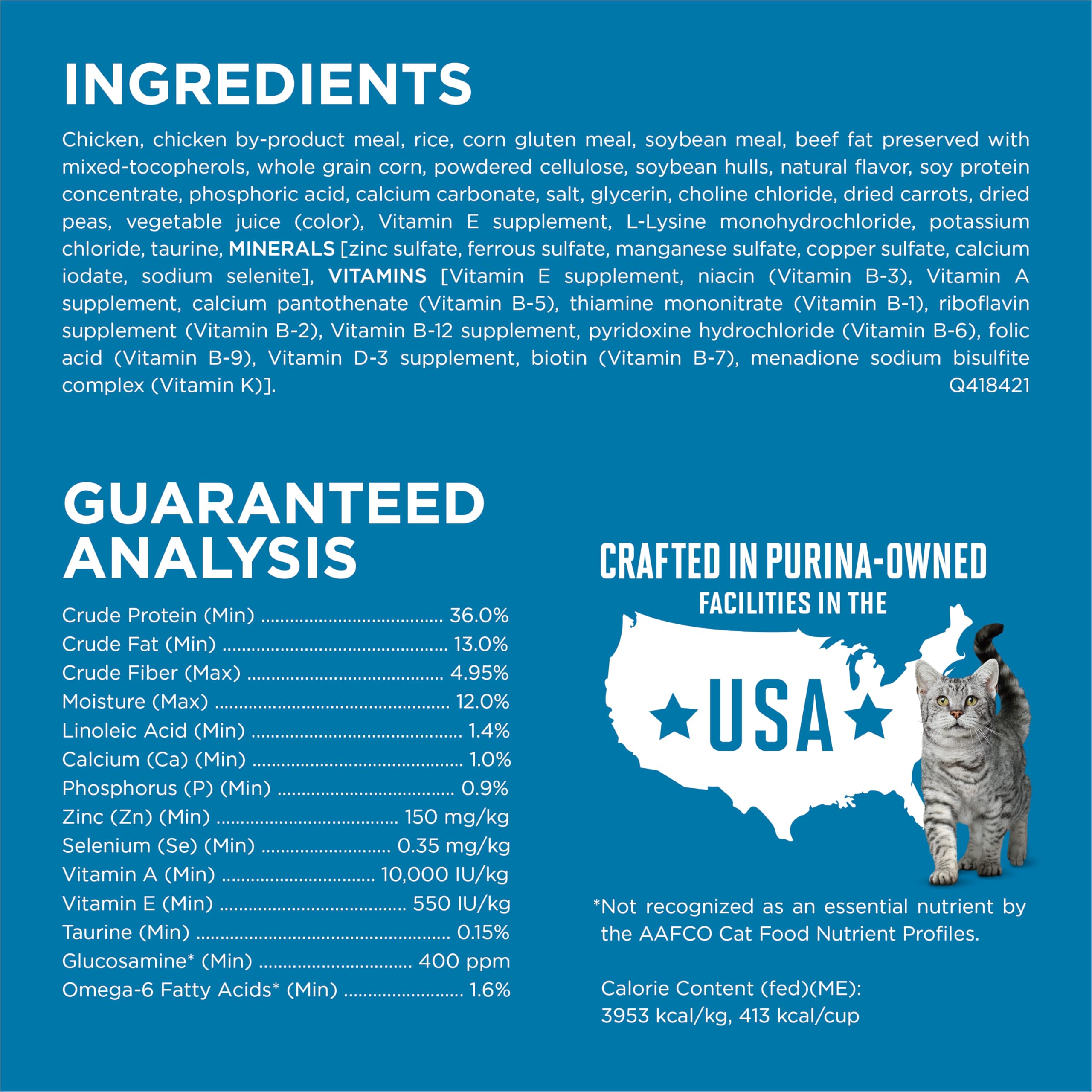 Purina ONE ingrédient poulet réel illustrant protéine de qualité