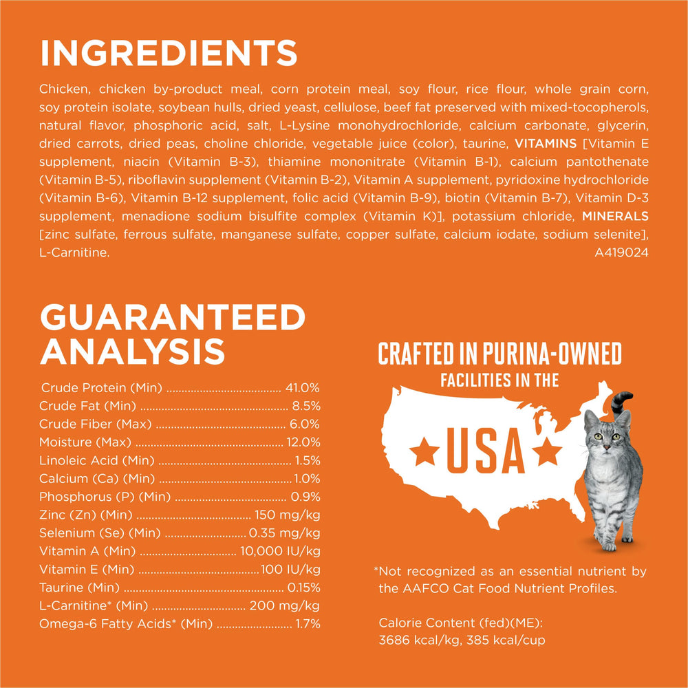Purina ONE croquettes dans une coupe illustrant portion appétissante
