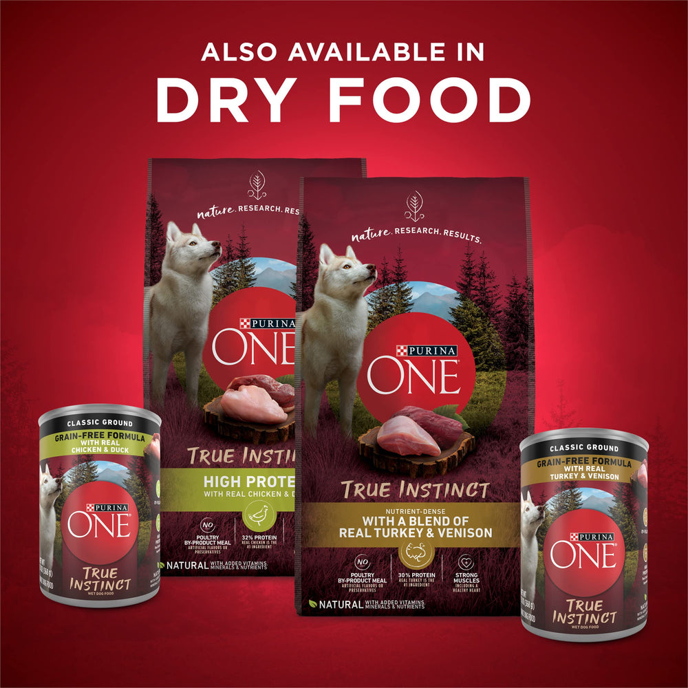 Purina ONE coffret ouvert montrant diversité des recettes, choix quotidien