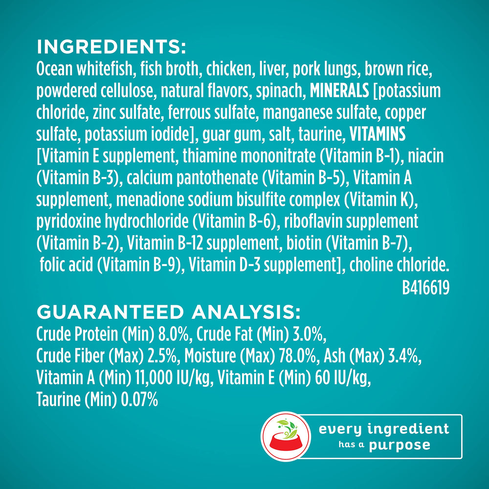 Purina ONE étiquette nutritionnelle claire pour choix informé