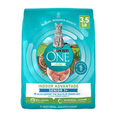 Purina ONE sac face avant montrant l'étiquette et bénéfice nutritionnel