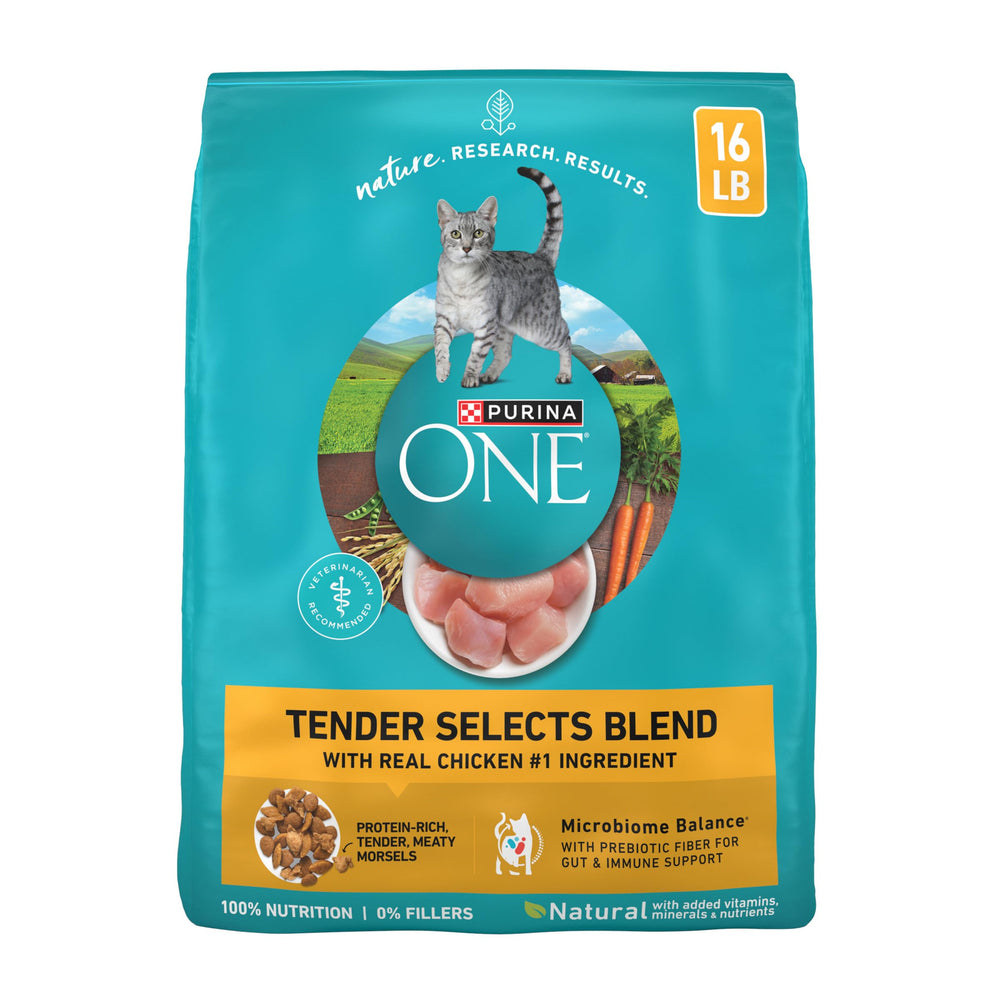 Purina ONE sac devanture montrant l'emballage et bénéfice nutritionnel