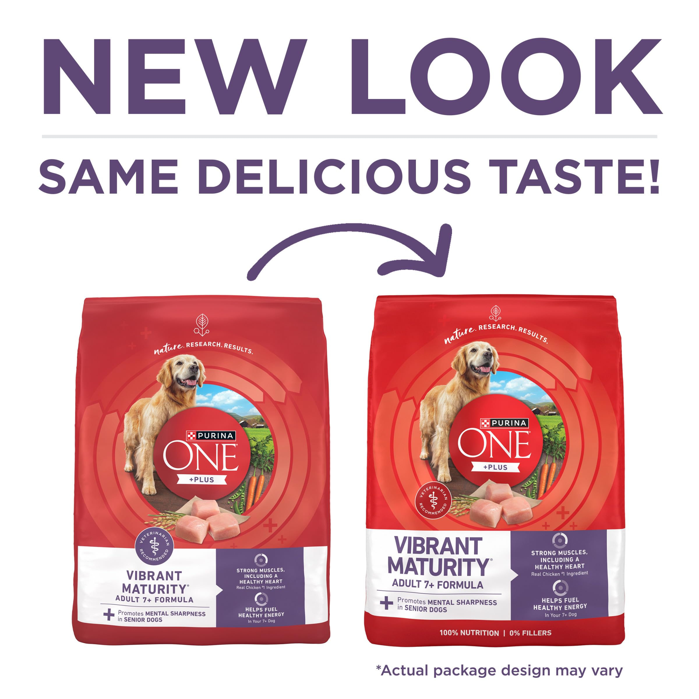 Purina ONE gros plan croquettes montrant texture croquante bénéfique pour mastication