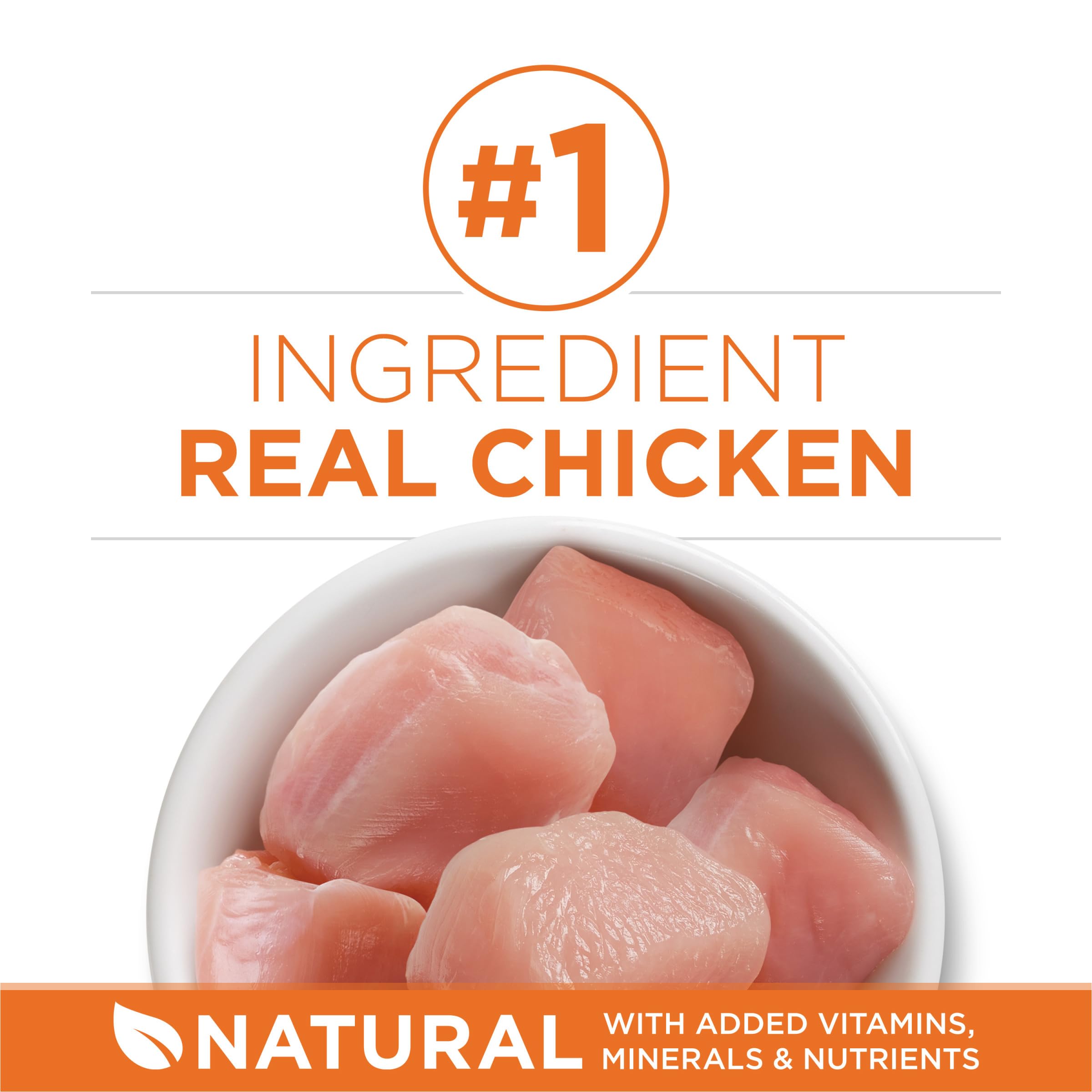 Purina ONE étiquette nutrition arrière affichant valeurs et transparence