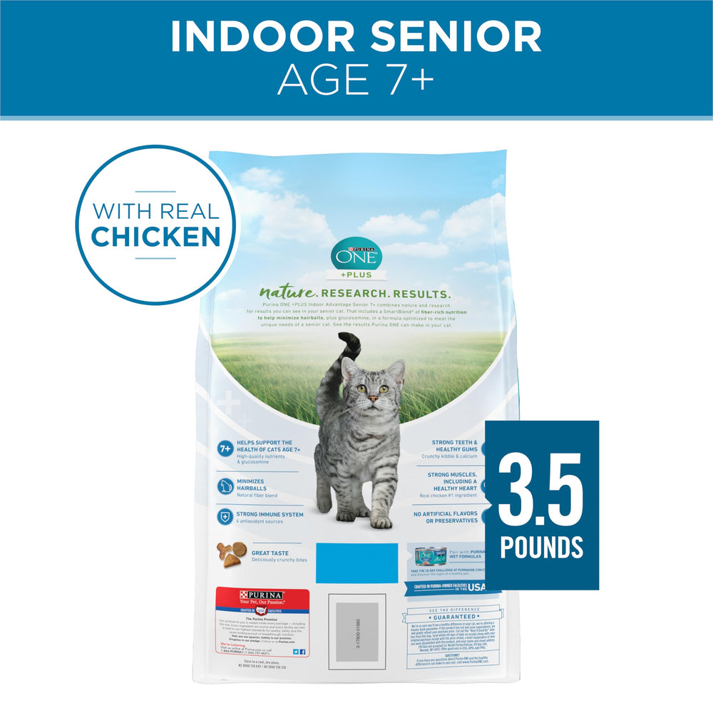 Purina ONE paquet 3.5 lb comparé à objet pour évaluer format