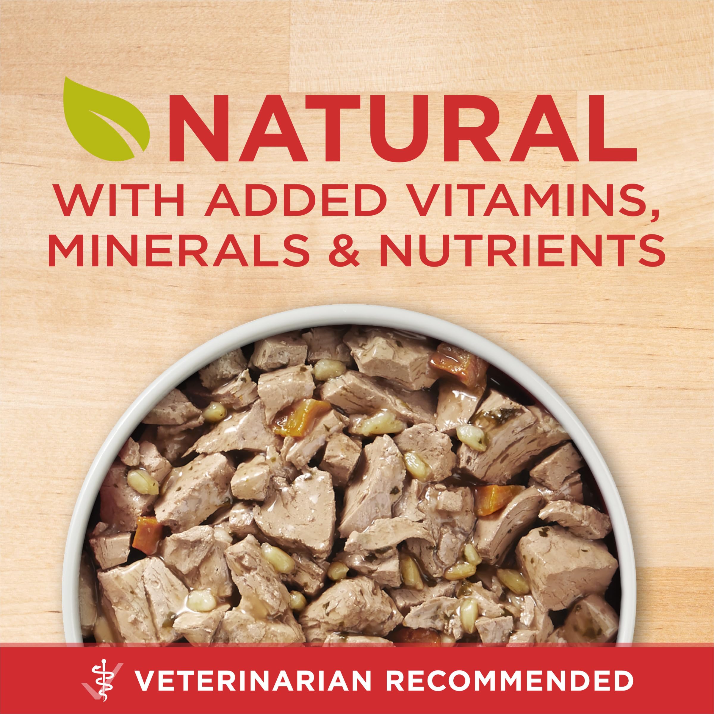 Purina ONE gros plan sur morceaux réels de poulet appétissant et nutritif
