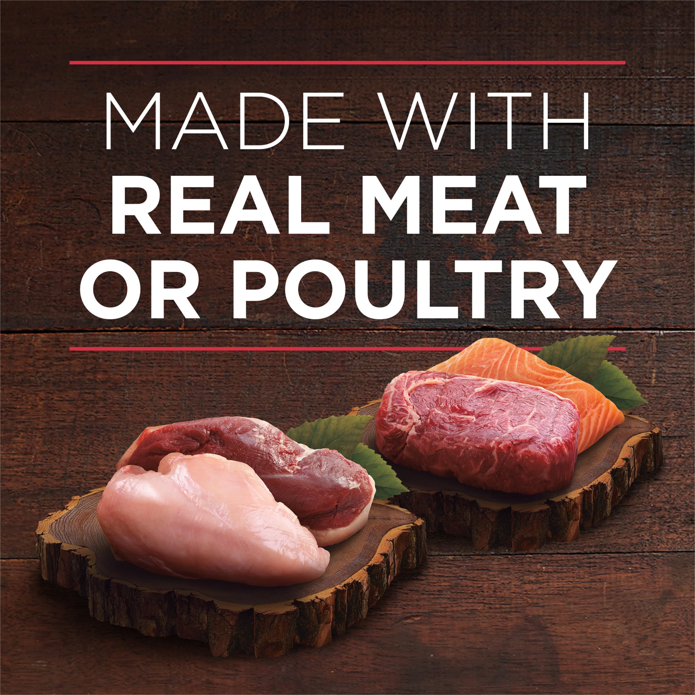 Purina ONE morceaux de viande réels révélant protéine de qualité