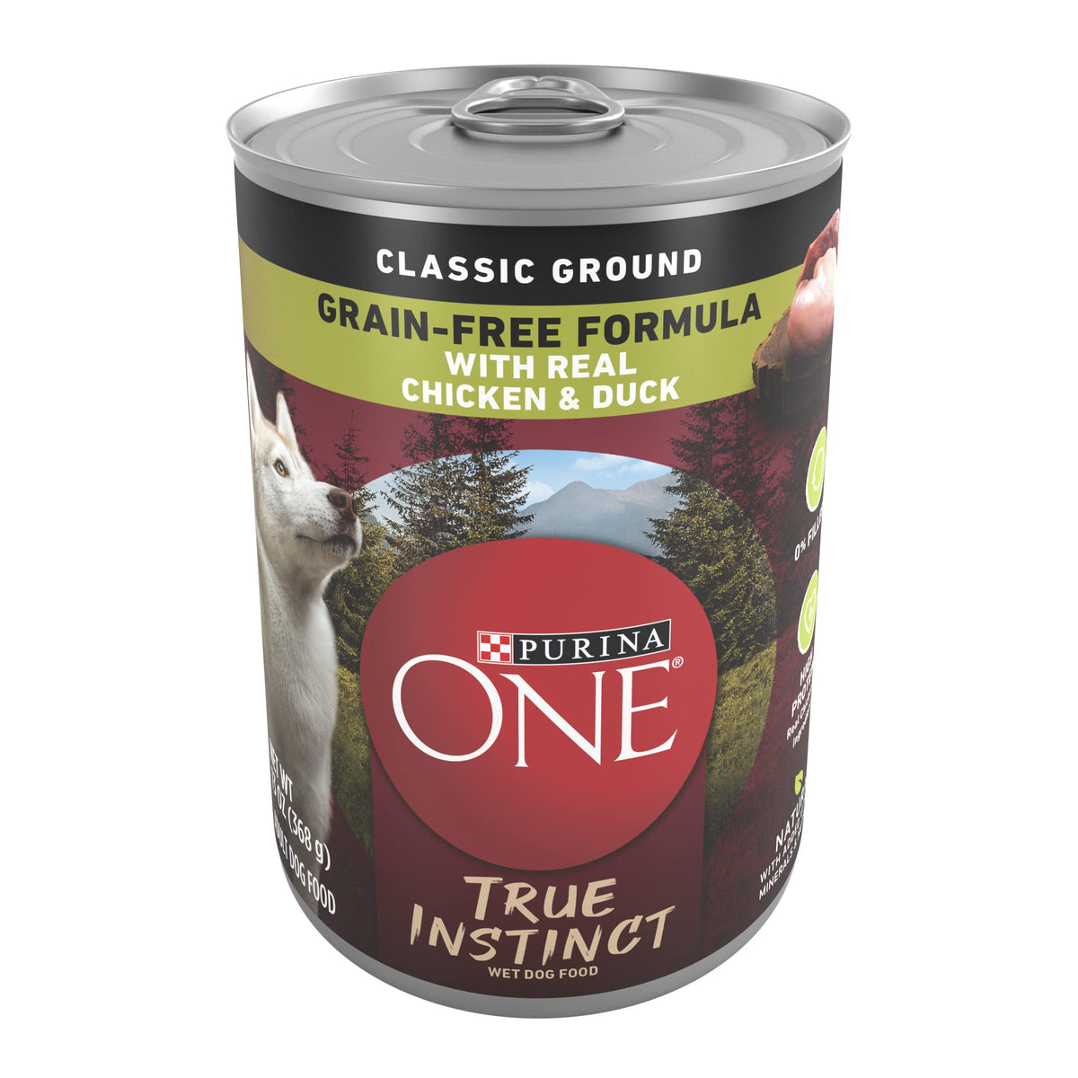 Purina ONE vue avant de la boîte montrant l’emballage complet et attractif