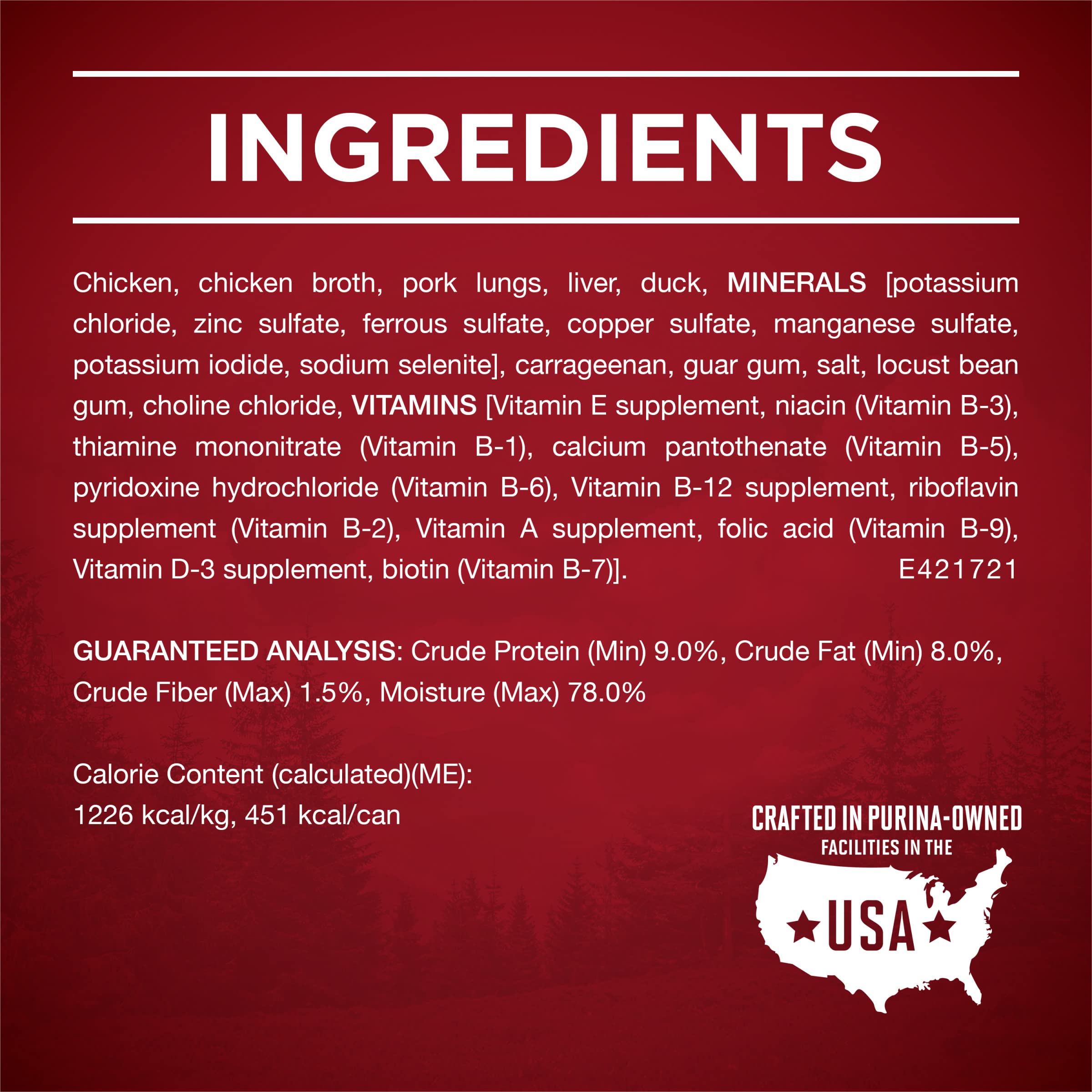Comparaison taille Purina ONE avec main pour évaluer portion individualle