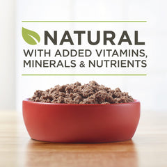 Zoom Purina ONE sur morceaux de canard illustrant sources protéiques variées