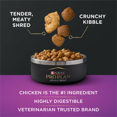 Purina Pro Plan portion servie à un grand chien pour appétit et satiété