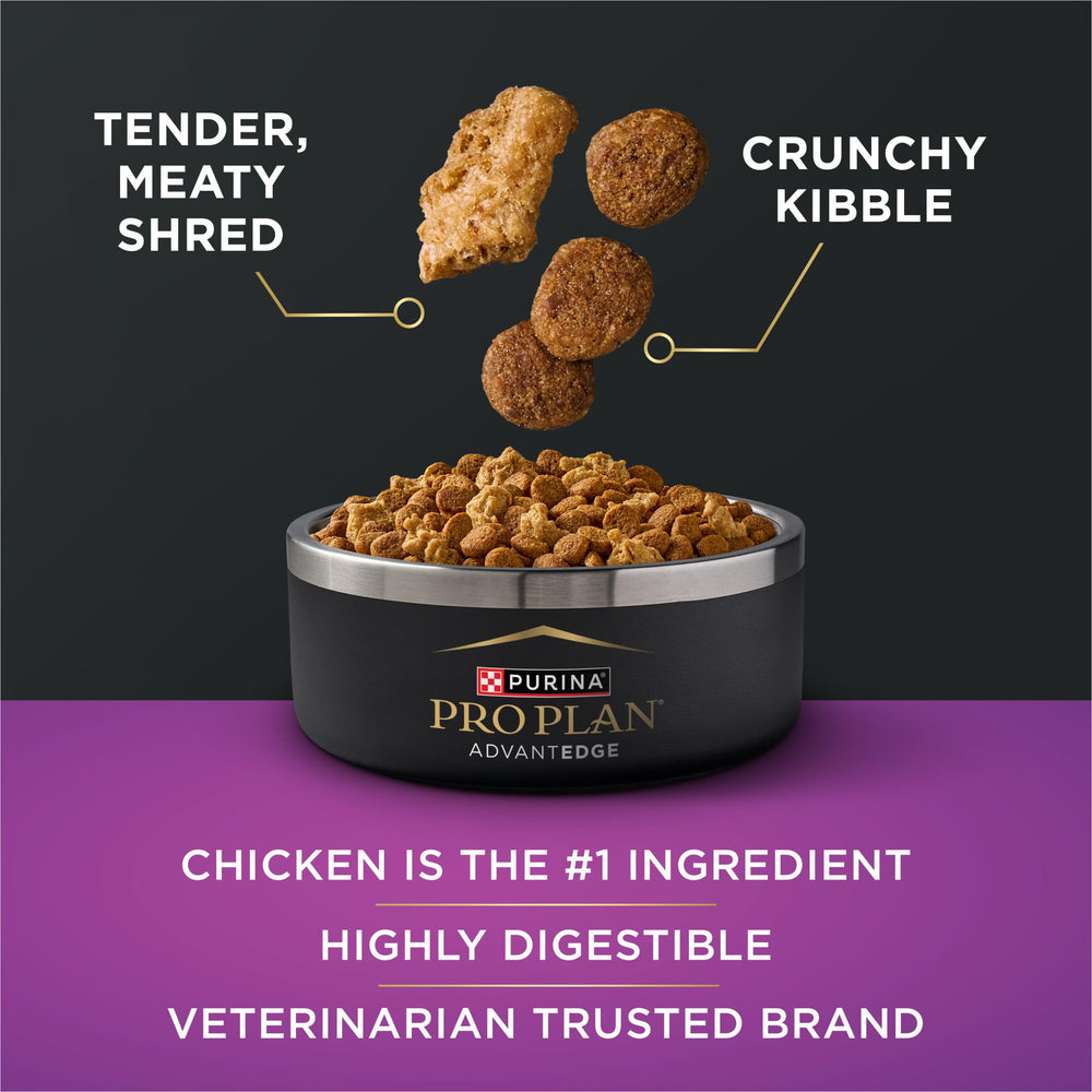 Purina Pro Plan croquettes en macro illustrant texture et qualité