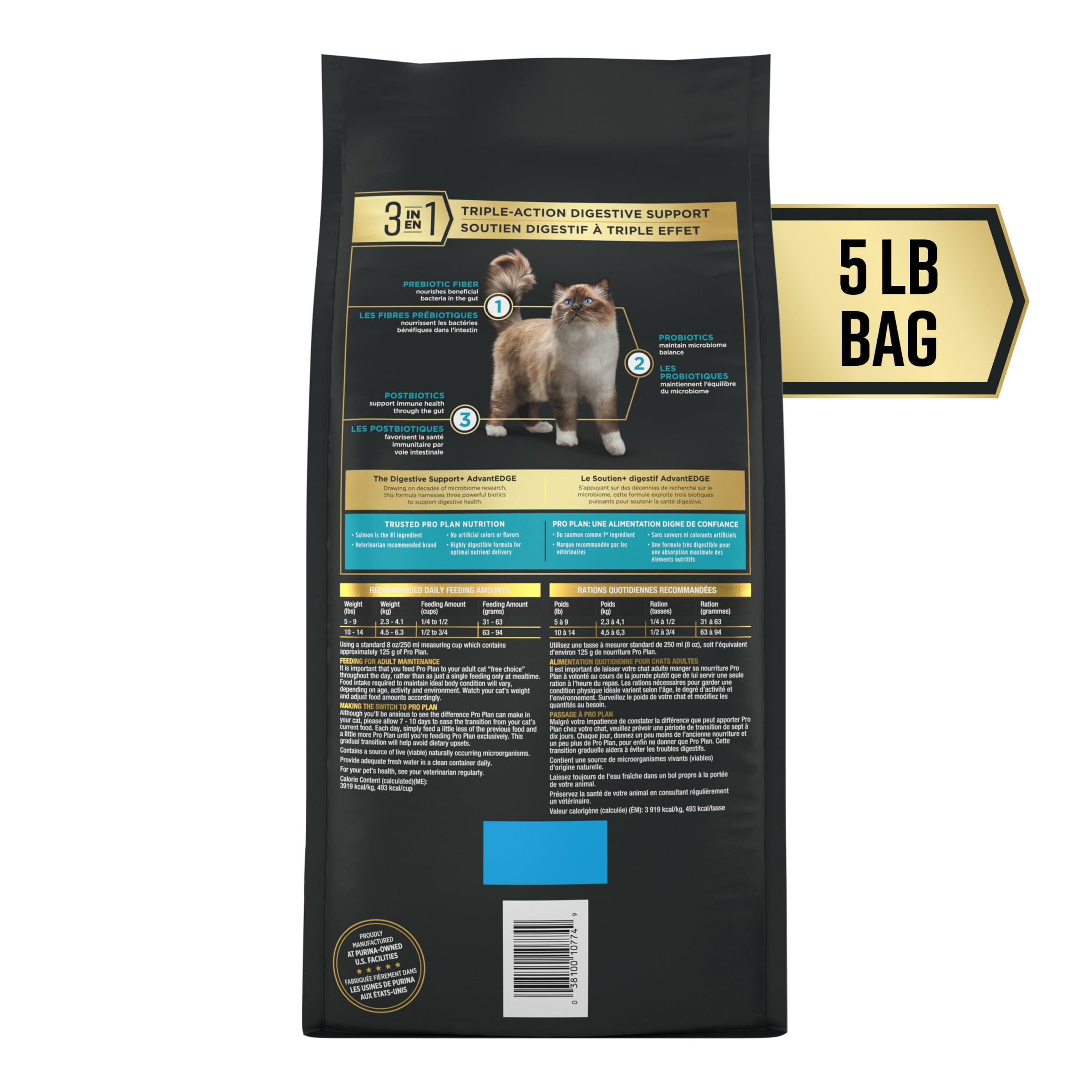 Purina Pro Plan gros plan croquette montrant texture et appétence