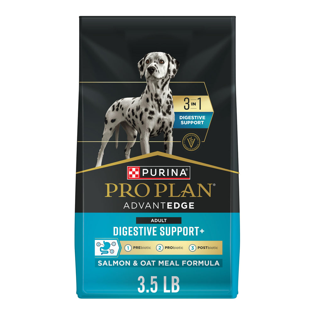 Purina Pro Plan sachet face montrant la marque et l'usage digestif bénéfique