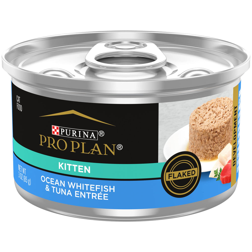 Purina Pro Plan boîte vue frontale montrant l’étiquette informative et l’attrait visuel
