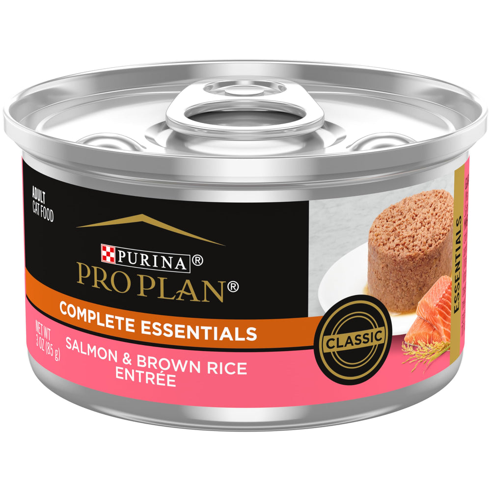Purina Pro Plan boîte face montrant l'emballage et la marque, bénéfice : reconnaissance facile